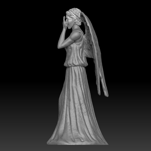 👼 Weeping Angel figure・ OBJ File for 3D printing・Cults